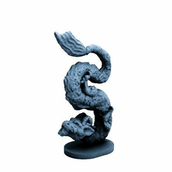 RiverDragon.png Download free STL file River Dragon (18mm scale) • 3D printer template, Dutchmogul