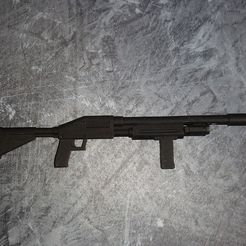20201209_141154.jpg Fichier STL Shotgun Core Deluxe - Arme pour figurine 1:12・Modèle à imprimer en 3D à télécharger