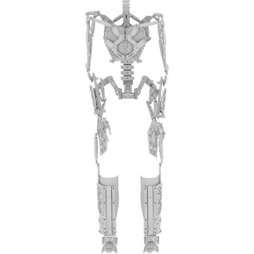 front.jpg Fichier STL gratuit Exoskeleton Elysium Max・Modèle pour imprimante 3D à télécharger, 01binary