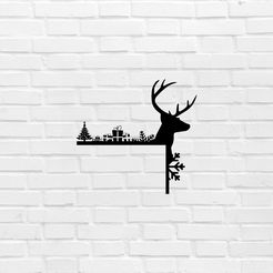 murbrique.jpg wandkunst wanddekoration weihnachten christmas für tür