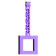 Chain_form_Square.stl Pendientes Presión Capua - CADENA
