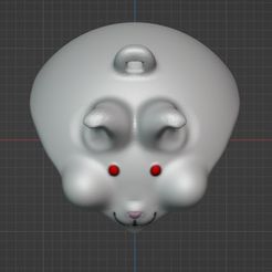 Conejito-00.jpg Fichier STL gratuit Bunny pour porte-clés ou boucles d'oreilles・Plan imprimable en 3D à télécharger