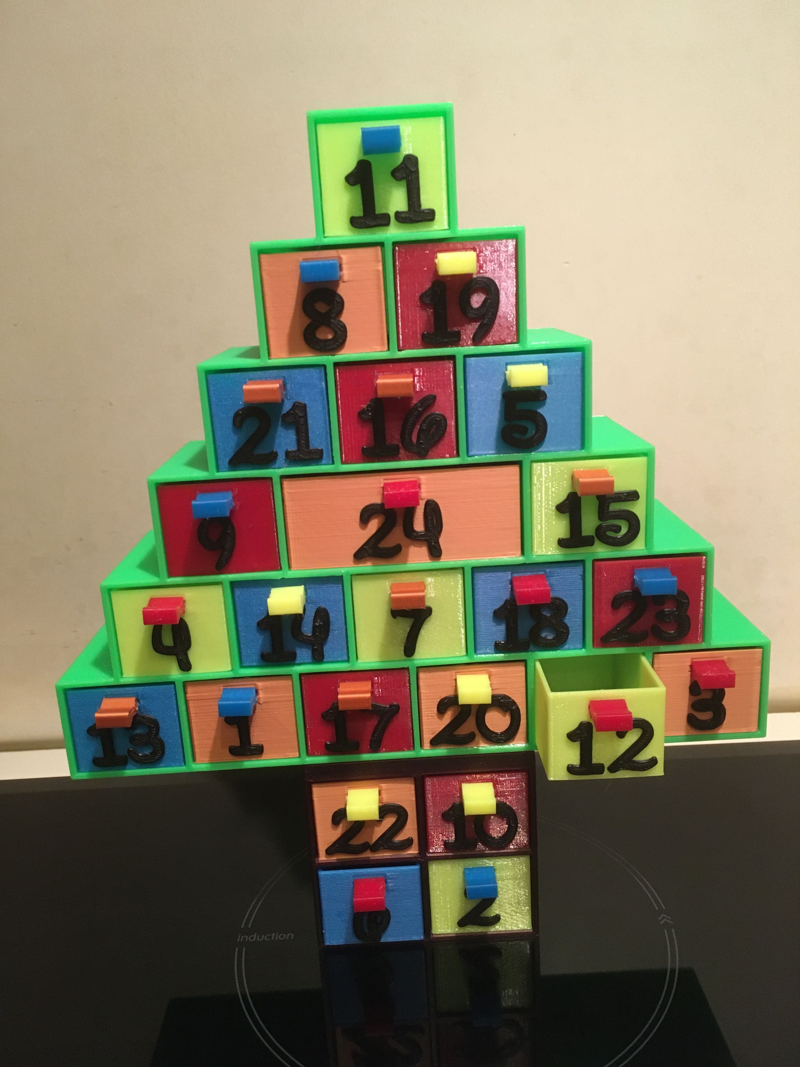 Download free STL file Advent calendar • 3D printer object ・ Cults