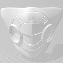 mbmw1.JPG STL file BMW Mask・3D printing design to download