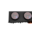 OEM-Bottom-Compartment-2x60mm-Front-Finless.png E36 OEM Bottom Compartment 2x60mm Gauges