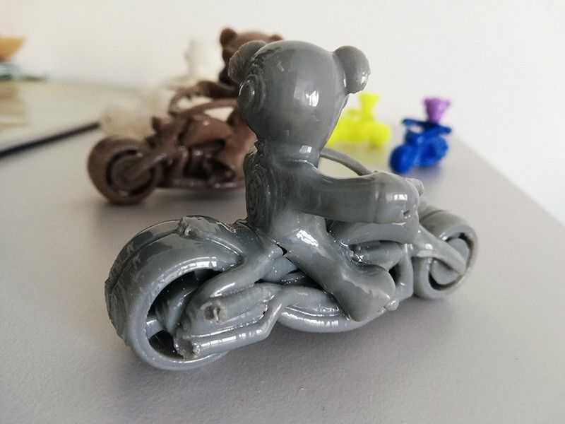 photo3.jpg Download free STL file Teddy bear biker • 3D printable template, Steph