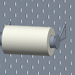 Free 3D file Command Strip Pivoting Paper Towel Holder 🍽️・3D printable  model to download・Cults