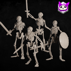 Warrior-Group.png Fichier 3D Wariors forgés par l'ombre・Modèle pour imprimante 3D à télécharger