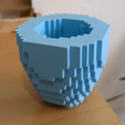 image_2023-09-15_192545768.png Free OBJ file Pot cover voxel minimalist art #PLANTERSXCULTS・3D printing idea to download