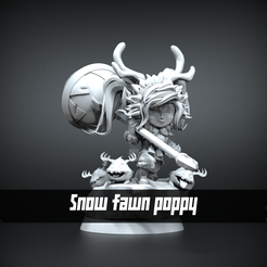 poppy.png STL-Datei Mohnschnee-Kitz 3D-Druck Modell・3D-druckbares Modell zum Herunterladen