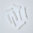 e9e3593b-cbf3-4fff-b101-a53a58f63116.jpg Filament Clip For BambuLab Spool - AMS System Revised(smaller pegs)