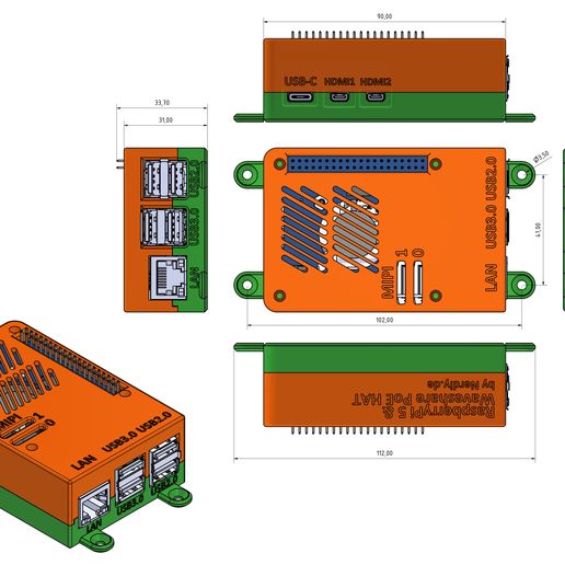 raspi_5_waveshare_PoE_HAT_housing_V1.0_1.jpg RaspberryPi 5 & Waveshare PoE HAT housing