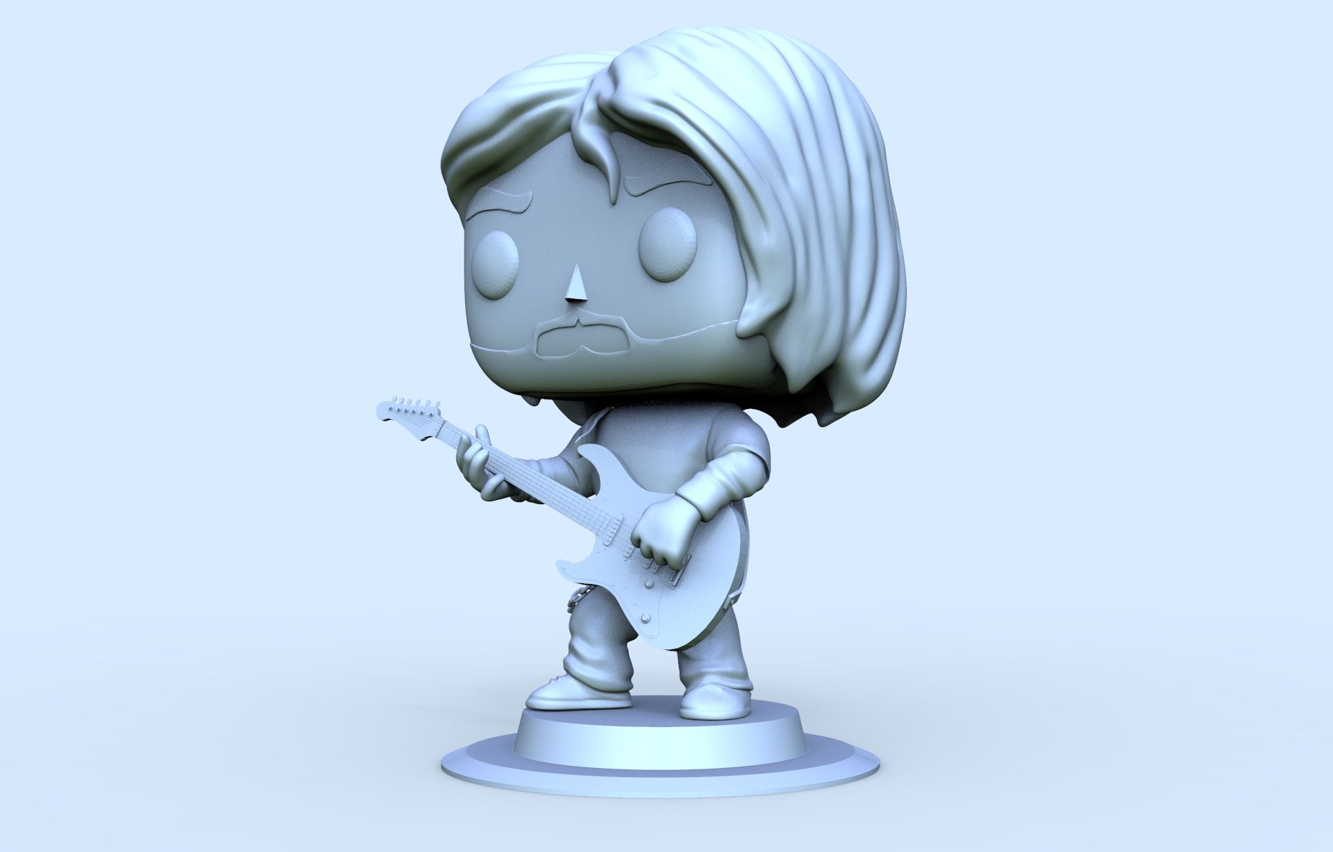 Descargar archivo STL Funko Kurt Cobain • Objeto para impresión 3D ・ Cults
