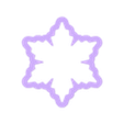 snowflake cults4 4.0cm x  4.6.stl Snowflake cutter set - ten sizes