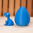 07.jpg STL-Datei ÜBERRASCHUNGSEI (T-REX-BABY)・Design für 3D-Drucker zum herunterladen