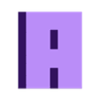 a.STL A Letter Minecraft Font Letter