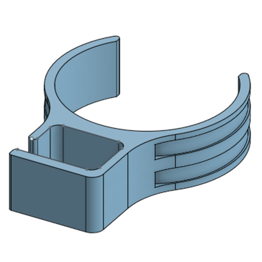 Motorcycle cable guide 3D model