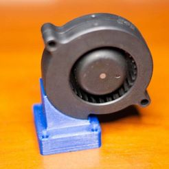 IMG_0329.jpg Free STL file Radial fan mount for E3D v6・3D printer design to download