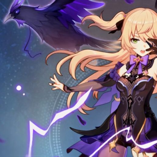 Cosplay genshin impact Fischl jewel 3D model