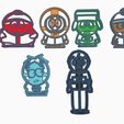 All6Body.jpg 6 x South Park Cookie Cutters