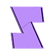 Z.stl Complete alphabet typography Angella cookie cutter