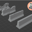 Barrier-1-all_2.png Tabletop Terrain Pack 1 - Road Block Set