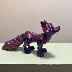 Симпатичный лисенок с флекси-принтом и версиями 3MF и XL в комплекте!