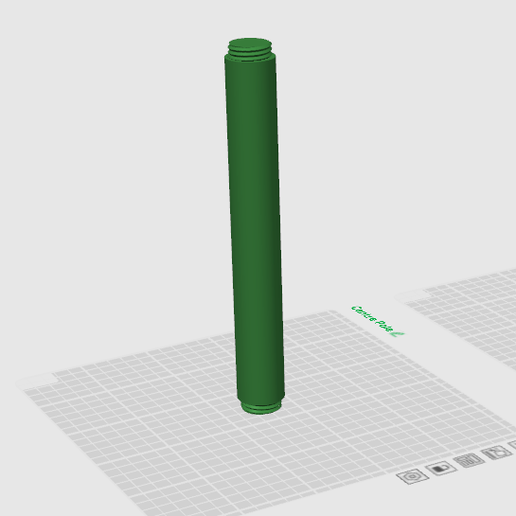 Centre Pole for all Paper Towel Holders 3D model