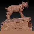 vbvb.jpg Arizona Wildcats football mascot statue - 3d Print