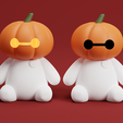 Halloween-Baymax-3.png Halloween Pumpkin Baymax 2 models - Toytaku Prints