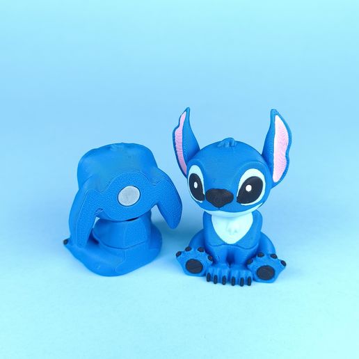 IMG_20250602_120952.jpg Cute Flexi Stitch🌺🌴 (Toy, Keychain & Magnet), ✨ Mini Animals 🐾✨, 3D Toy (Lilo & Stitch Fan-Art) 可爱弹性斯迪奇
