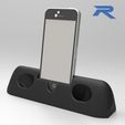 iphone_dock.jpg Ensinar o som com um altifalante/amplificador passivo impresso em 3D