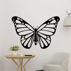 sample.jpg Fichier 3D Décor 2D papillon・Plan pour imprimante 3D à télécharger