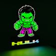 IMG_6402.jpg Hulk led lamp bambu files