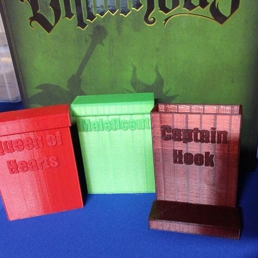 Deck Boxes for Villainous Board GameFree STL File for 3D printingCults