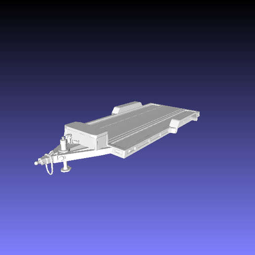 scale truck scale crawler toy hauler flat deck rc trailer.