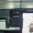 Mounted.jpg Tesla Model 3 Phone mount Cradle Dock