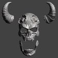 11.jpg Demon Scull Mask - mobile jaw 3D print model