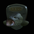 Fr-2.png fish head bass trophy statue detailed texture for 3d printing
