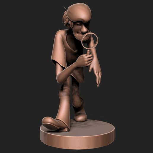 4.jpg Scooby Doo - shaggy avec socle