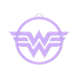 Wonder_Woman_Ornament_v1.stl Superhero Ornaments