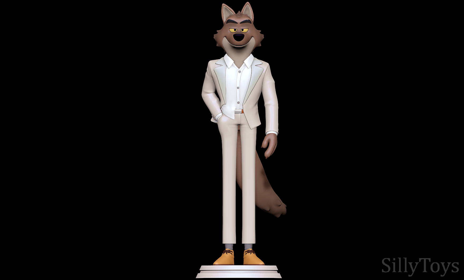 3D file Mr. Wolf - The Bad Guys・Template to download and 3D print・Cults