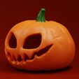 Pumpkin1-0027.jpg Halloween Pumpkin 3D Print Model