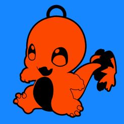 Charmander-llavero.jpg Fichier STL Porte-clés/Porte-clés Charmander・Design à télécharger et à imprimer en 3D