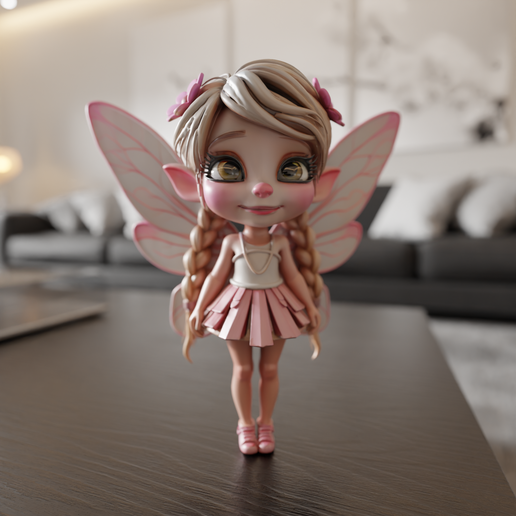 cute fairy 3D model