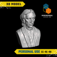 John-Locke-Personal.png 3D Model of John Locke - High-Quality STL File for 3D Printing (PERSONAL USE)