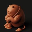 D13.49.jpg Sad Devil Demon Multi-Color 3MF | Cute Art | Bambu Ready