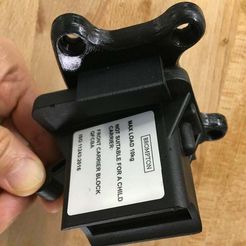 IMG_2141.jpg Free STL file Brompton Front Carrier Block Mounting Clip・3D printable model to download