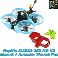 reptile-cloud-hd-v2-runcam-thumb-pro-1.jpg Reptile Cloud-149 HD V2 Runcam Thumb Pro Mount