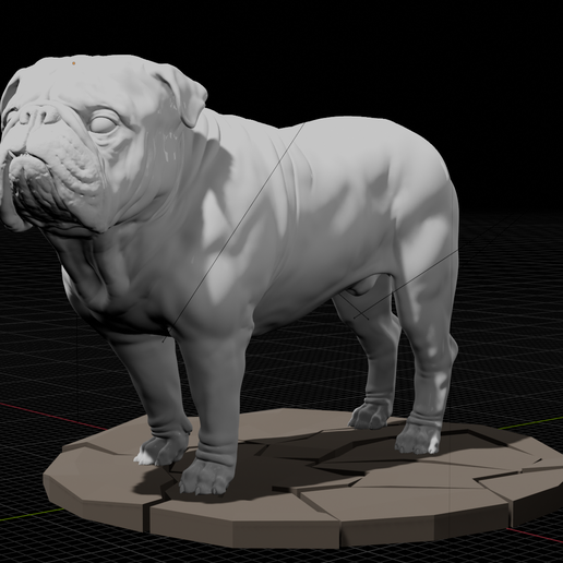 🐕 Detailed Bulldog 3D Model – Ready for 3D Printing・ STL File for 3D ...